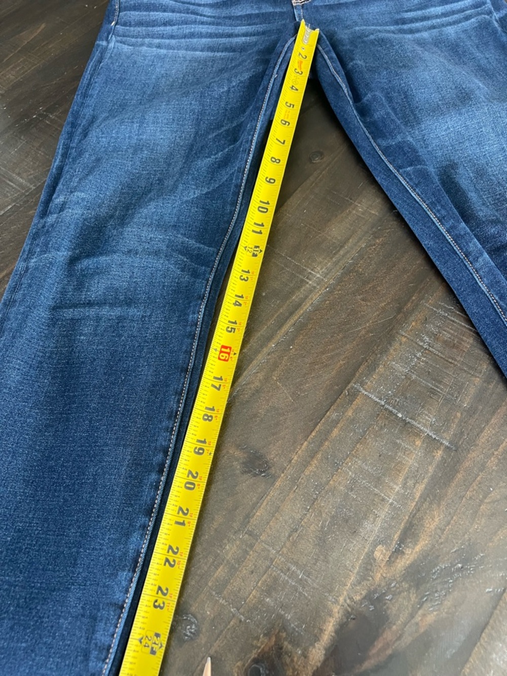 Classic Dark Wash Straight Leg Jeans-American Eagle Women’s size 14 - Picture 9 of 9